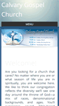 Mobile Screenshot of calvarygospel.org