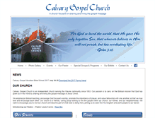 Tablet Screenshot of calvarygospel.com